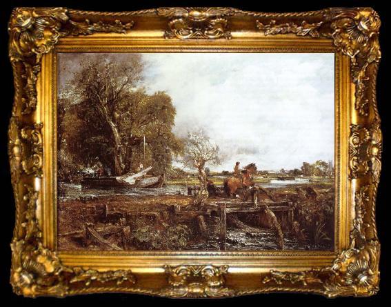 framed  John Constable The jumping horse, ta009-2